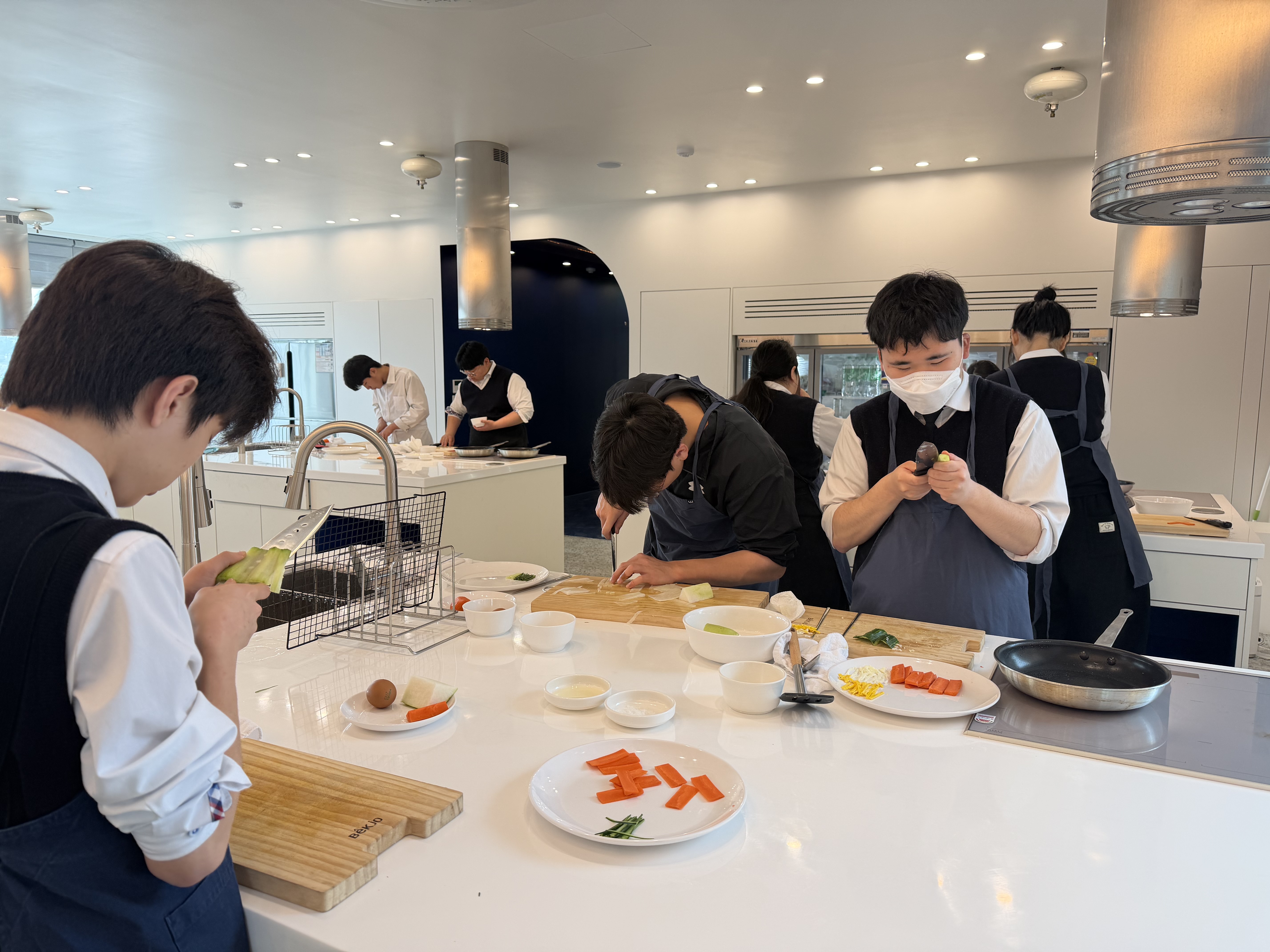 2026. 2학년 해양바이오식품 코스 [기초조리] 수업 